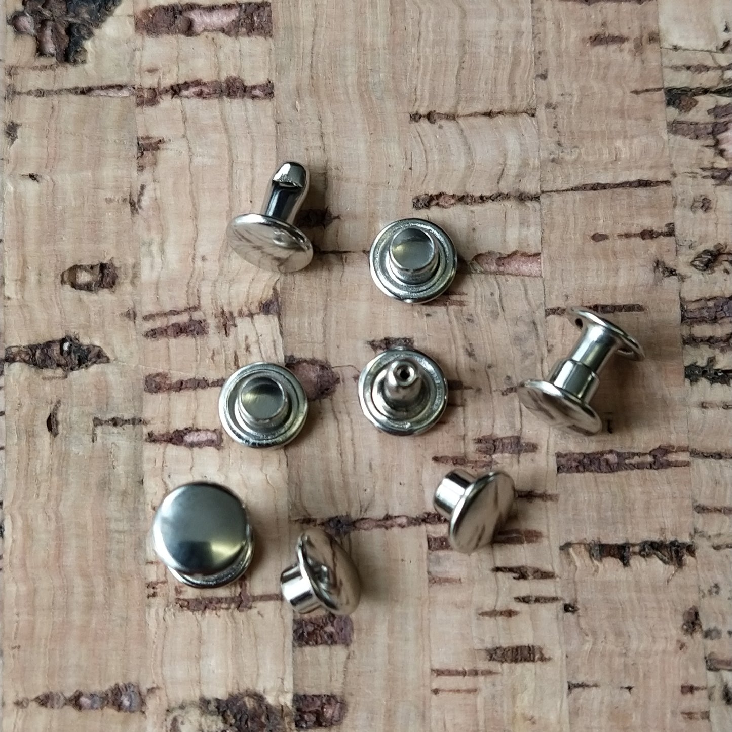 Double-sided rivets 7x3x7mm (100 pcs.)