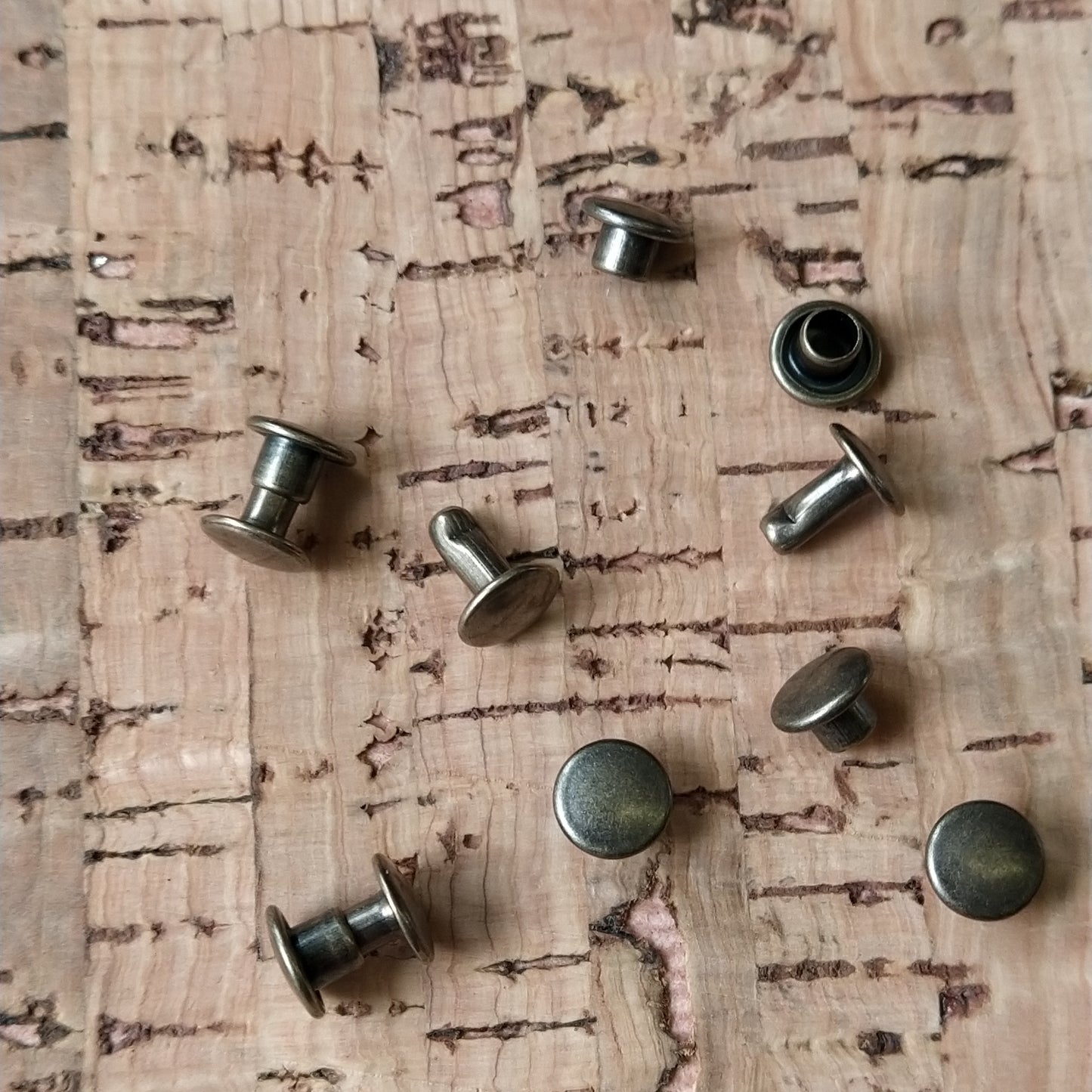 Double-sided rivets 7x3x7mm (100 pcs.)