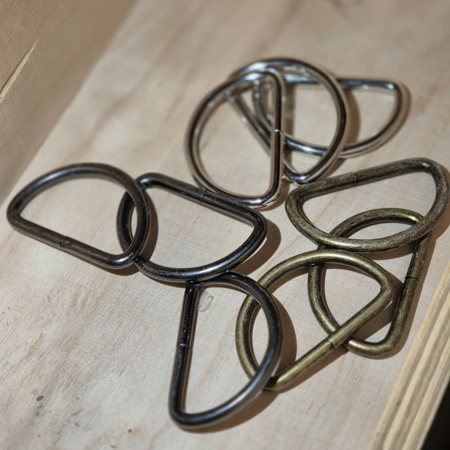 Pusžiedžiai  40mm, nikelio, juodinta, bronzos