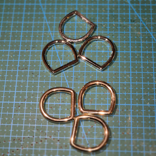 Pusžiedžiai 20mm diržui, 22mm aukščio