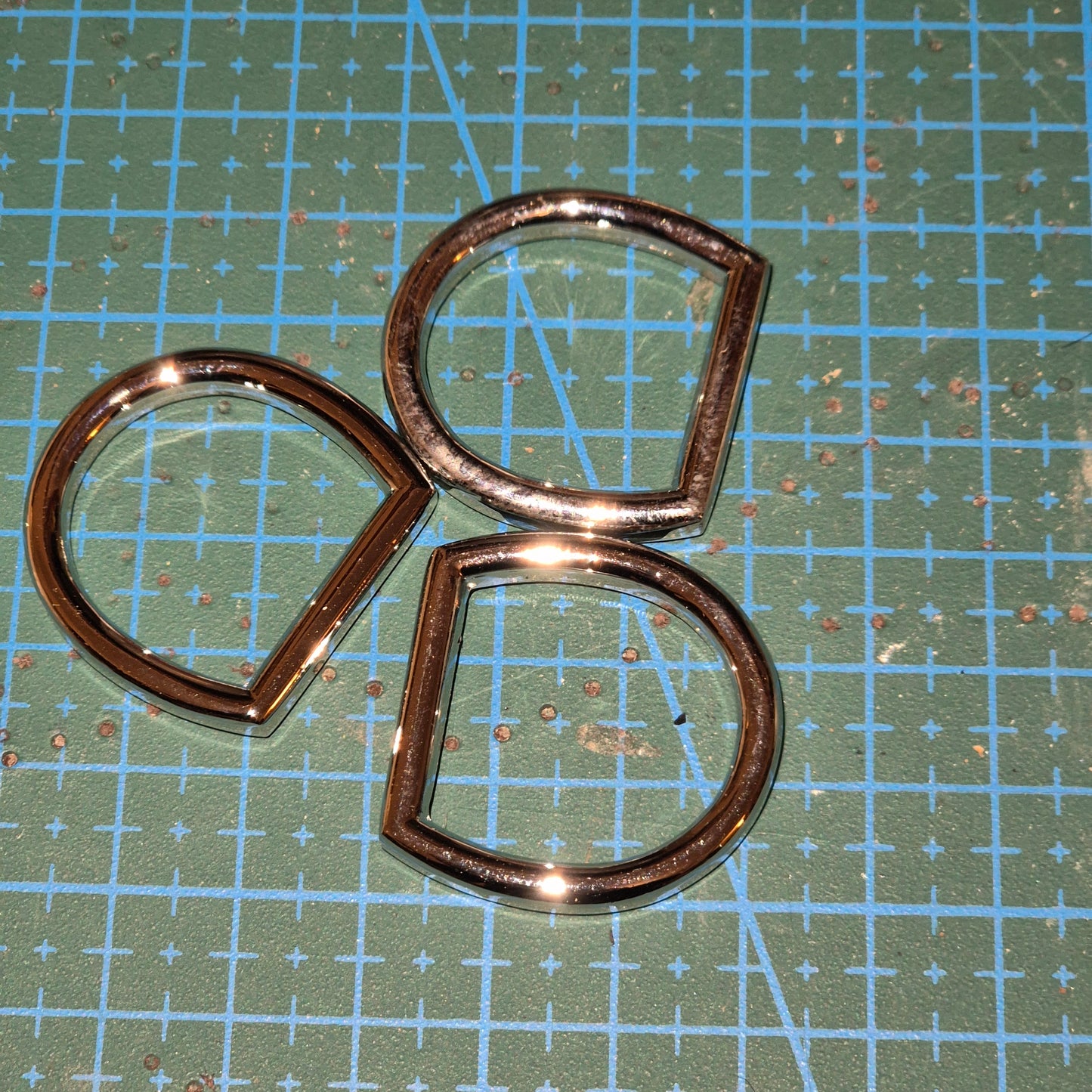 Pusžiedžiai 20mm diržui, 22mm aukščio