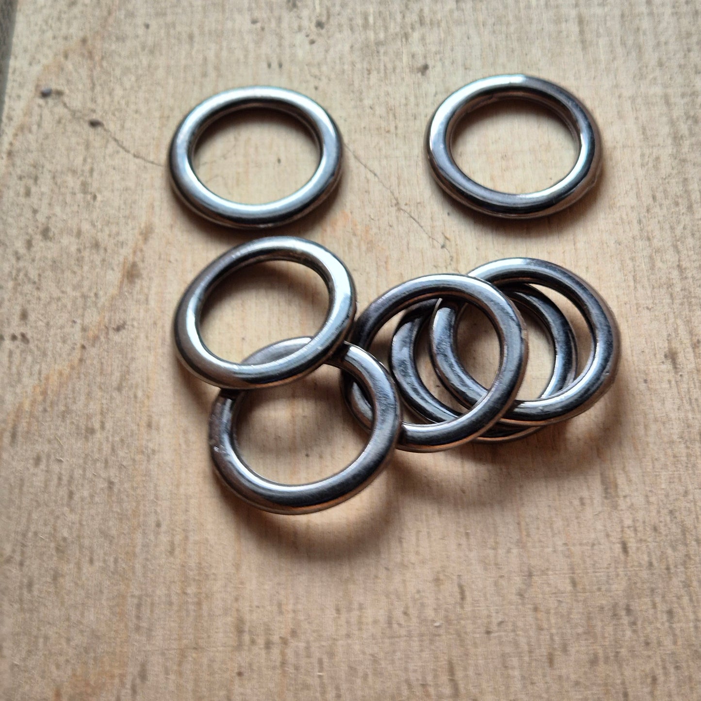 Žiedas 20mm tamsintas