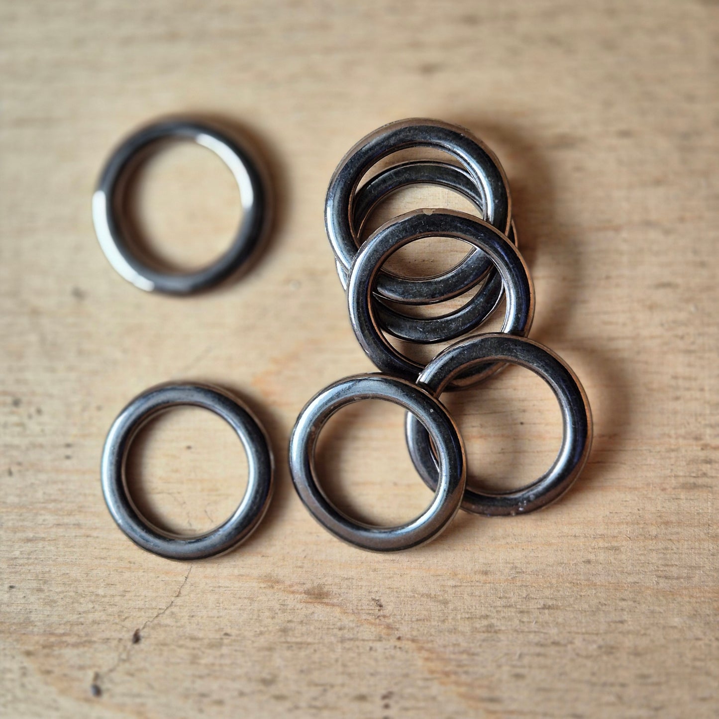 Žiedas 20mm tamsintas