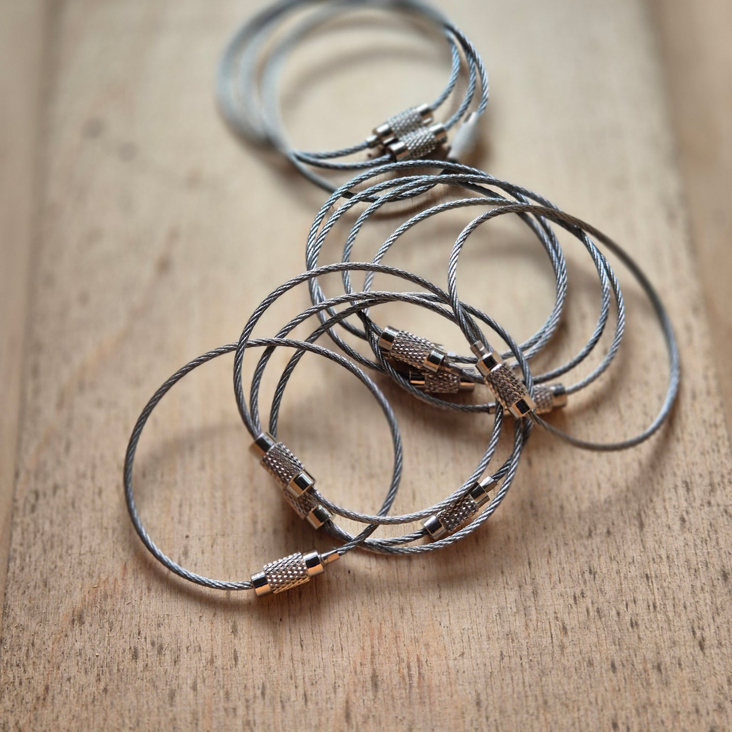 Trosas su užsukama spynele raktams 50mm skersmens