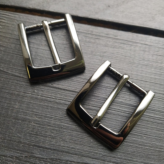 Blackened nickel buckle 2.5cm