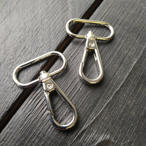 Karabinai nikelis 3 cm