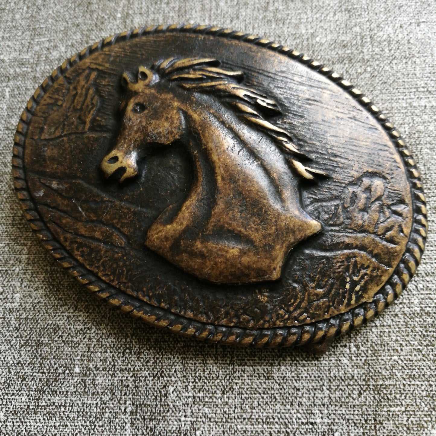 Buckle "Horse" for 4 cm belt