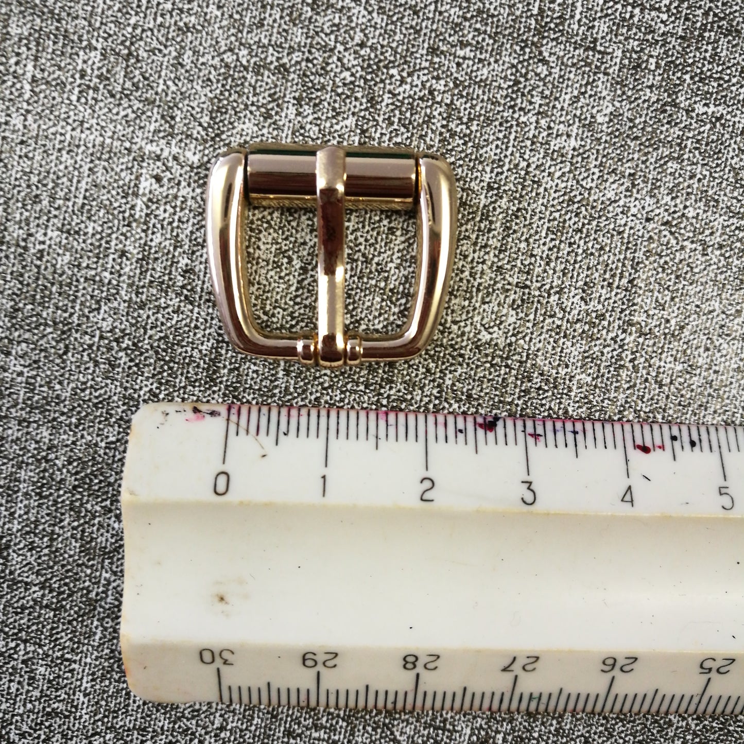 Belt buckle 1.5x 1.2cm light gold