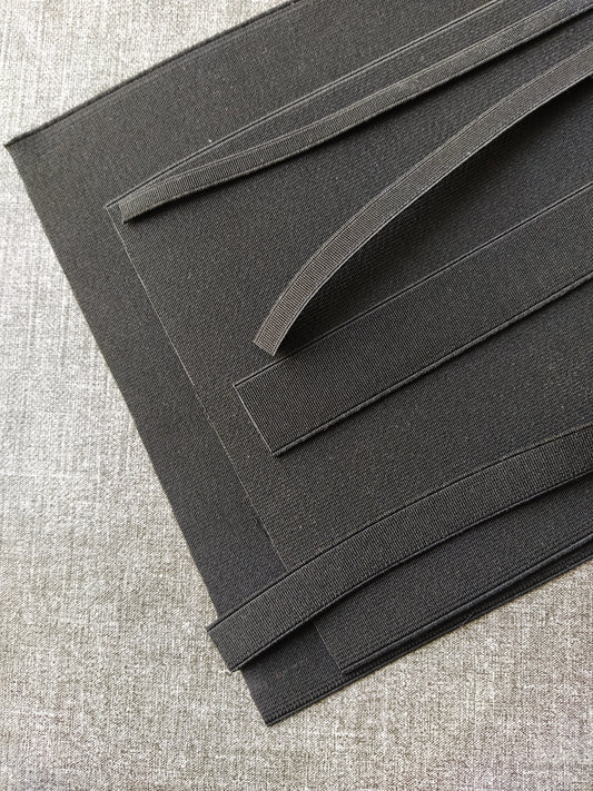 Textile woven rubbers (black sp.)